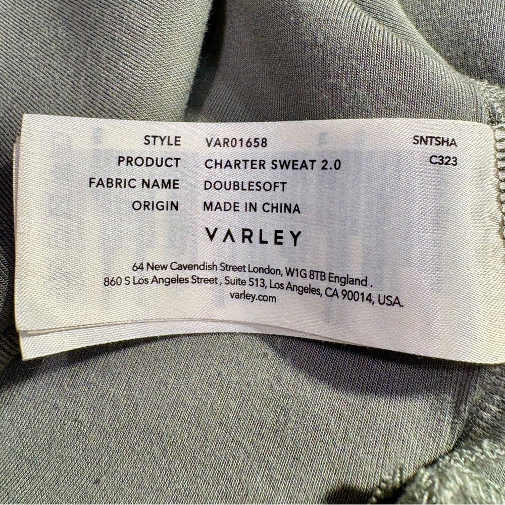 Varley Charter Sweat 2.0 Sweater Size Large - Picture 8 of 9